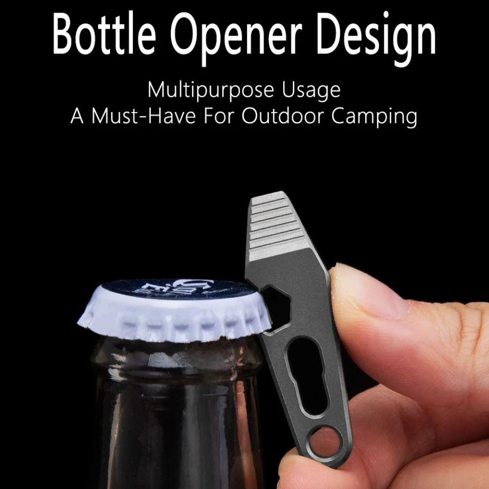 Wear-resistant Mini Pry Bar Durable Keychain Pendant Hexagon Wrench Small Tools Portable