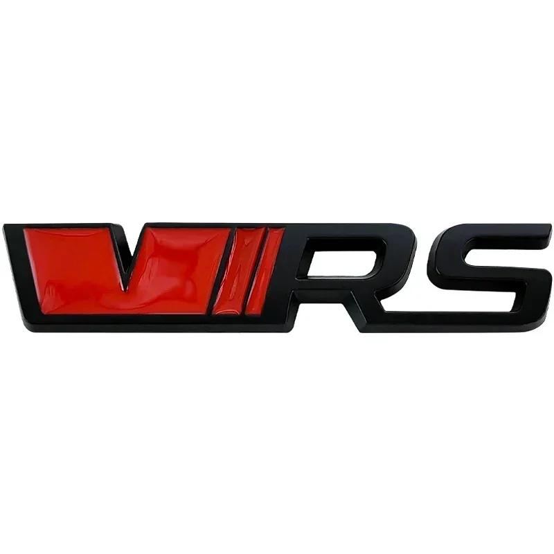 1 шт. Металлический логотип-эмблема VRS Буквы VRS Наклейка-значок на переднюю решетку или задний багажник автомобиля Аксессуары
