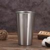 Stainless Steel Cup BPA Free Large Capacity Unbreakable Shatterproof Stackable Storage 3 Sizes Mirror Polishing Beer Cup Office Gift
