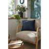 Coussin déhoussable avec passepoil "Gaïa" 45 x 45 cm "Gaze de Coton" l'Effet Papillon