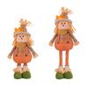 Thanksgiving Scarecrow Doll Series Decorations Season Maple Leaf Hat Gnome Dwarf Doll Ornaments