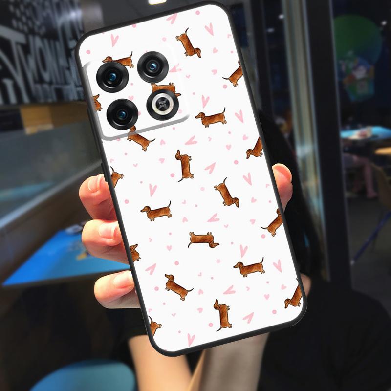 Чехол для собаки Такса Для OnePlus 12R 13 R 12 11 9 10 Pro 8T 9RT 10T OnePlus Nord 4 CE 2 3 Lite N20 N30