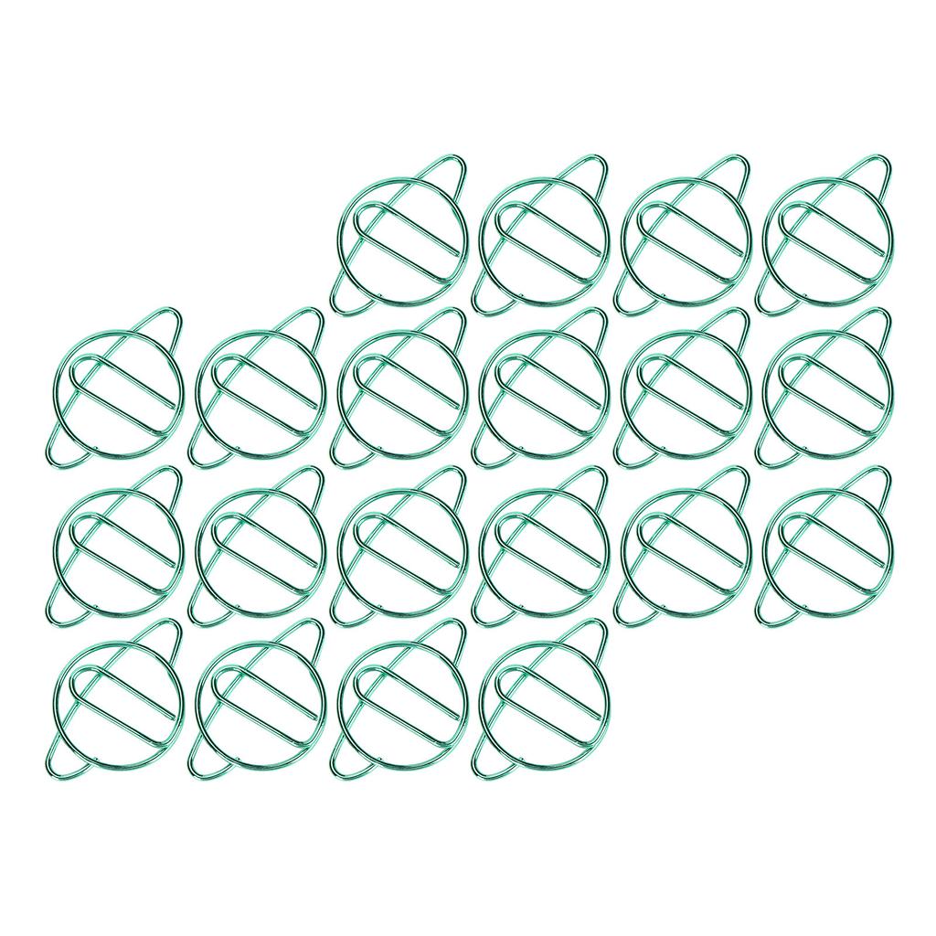 20 шт. забавные скрепки в форме планеты закладки зажимы для организации документов принадлежности для дома и офиса