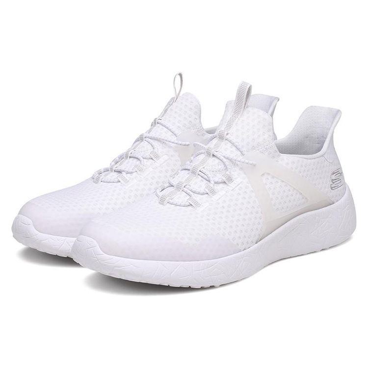 Skechers Burst Shinz Спортивные Повседневные Кроссовки Мужские Белые 52115-WHT