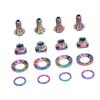 16PCS Road Bike C Brake Clamp Screw Kit Ti Alloy Lightweight C Brake Clamp Screw Bolt Set for R8000