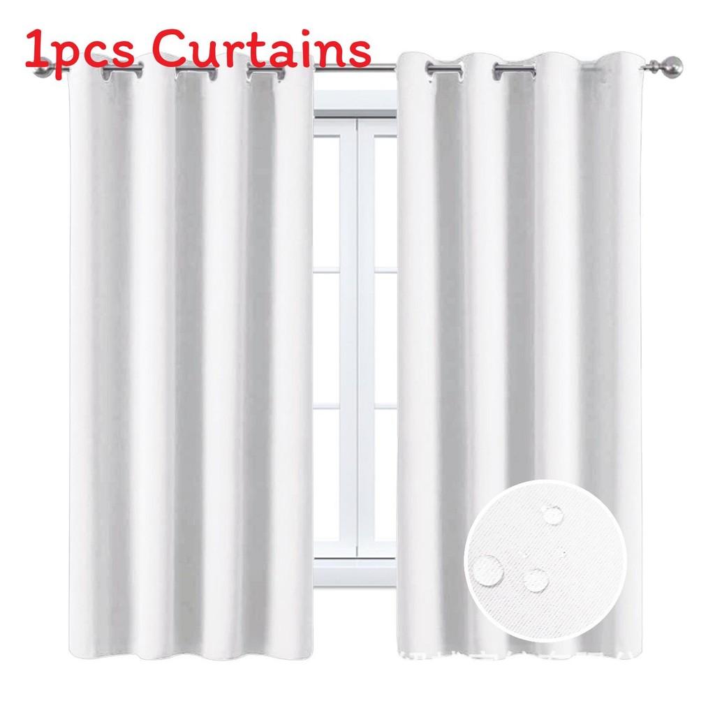Insulated Blackout Curtains Curtain Bedroom Living Room Solid Color Curtain