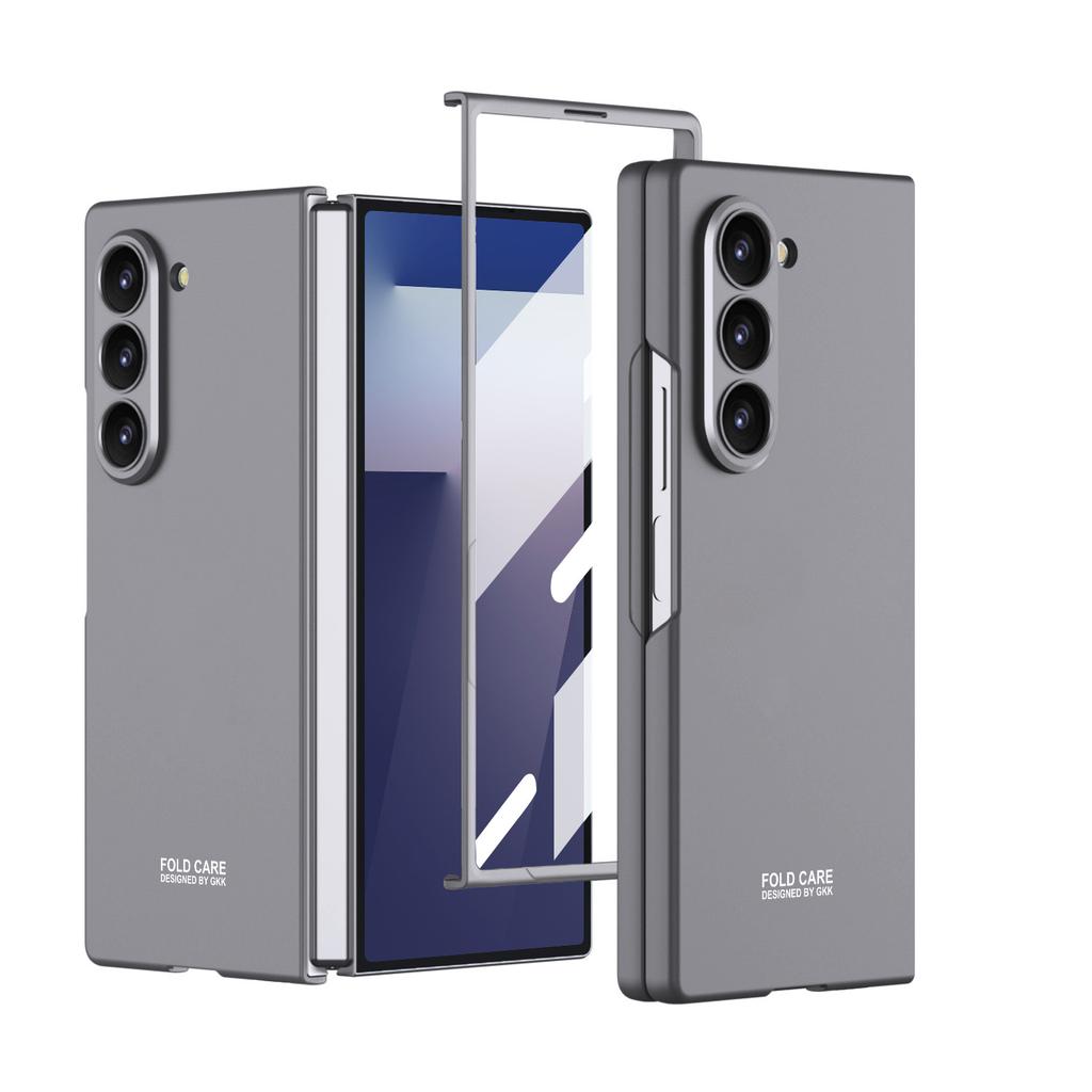 Подходит для чехла для мобильного телефона Samsung ZFold7 Ультратонкий Чехол для Zfold7 со складным экраном Пленка Интегрированный Точный вырез Полностью закрывающий Простой Защита от падений