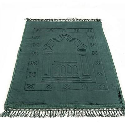 Роскошный бархатный молитвенный коврик с нескользящей основой | Плюшевый молитвенный коврик | Люкс Софт Седжада | Исламские подарки для дома | Подарок мусульманину | Хадж Умра Подарки