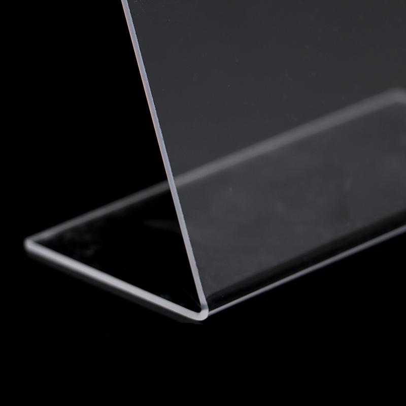 A6 Прозрачный акриловый стенд для показа на столе, полка, высококачественная подставка для карточек