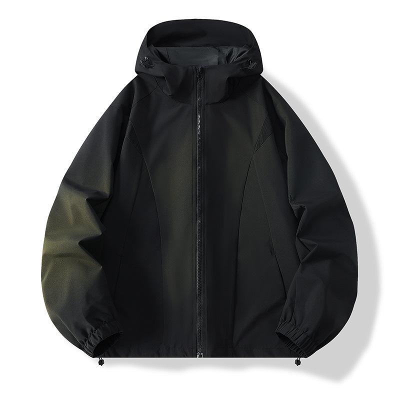 Унисекс куртка для улицы на осень/зиму со стойкой - Ветрозащитная и водонепроницаемая