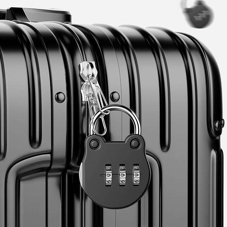 Compact Student Combination Padlock for Suitcases, Backpacks, Lockers, and Cabinets
