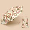 Французский изогнутый крючок, цветной резиновый крючок для зонта, женский зонтик от солнца с цветочным рисунком принцессы, сверхлегкий складной зонт