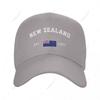 Unisex Baseball Cap New Zealand EST Independence Day Wild Sun Shade Peaked Adjustable Outdoor Caps for Unisex Women