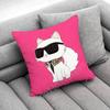 Cartoon Cat Funny Fashion Throw Pillow Case For 45x45cm 40x40cm 30x30cm 50x50cm 55x55cm Square Home Pillowcase Case