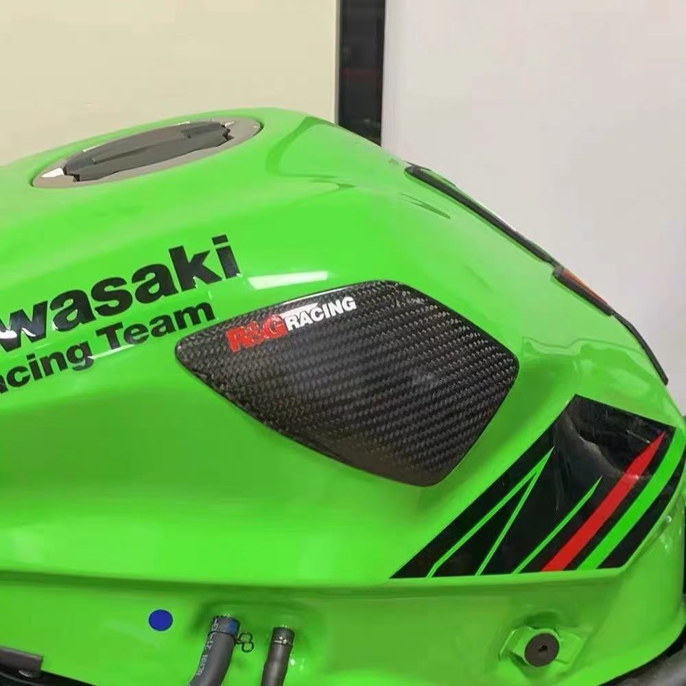 Для Kawasaki ZX-4R/ZX-4RR ZX-25R защитные накладки на бак из углеродного волокна, детали для мотоциклов, защитные блоки для топливного бака