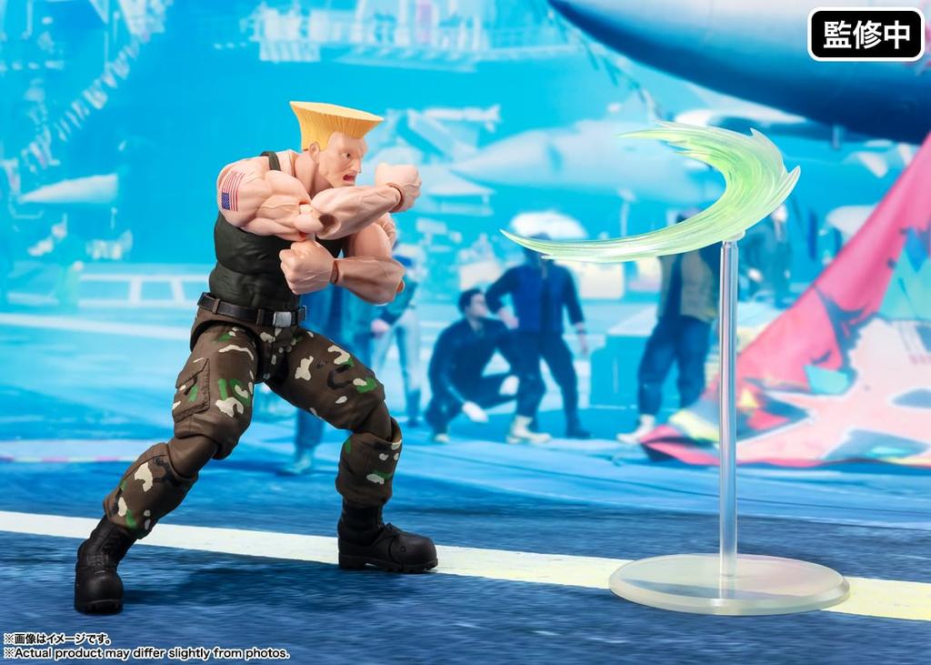 TAMASHII NATIONS Street Fighter Series Guile 160mm ABS PVC Painted Movable Figure S.H.Figuarts -Outfit 2- Approx. &