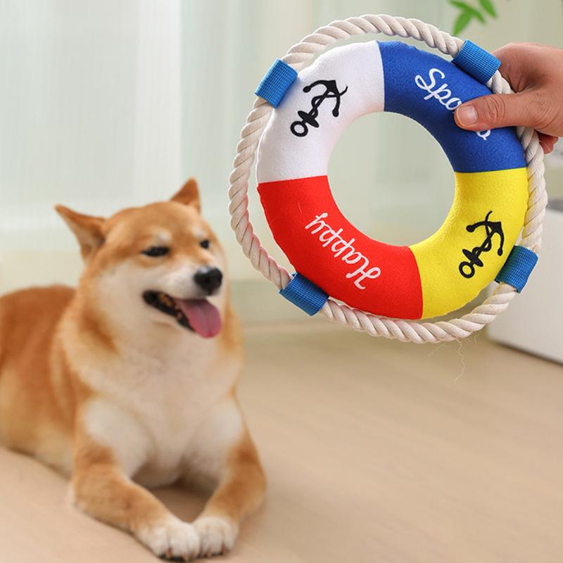 Pet Interactive Toys Cartoon Ball Dog Toy Pet Chewing Toys Training Decompress Bite Resistant Plush Dog Toys Pet Supplies