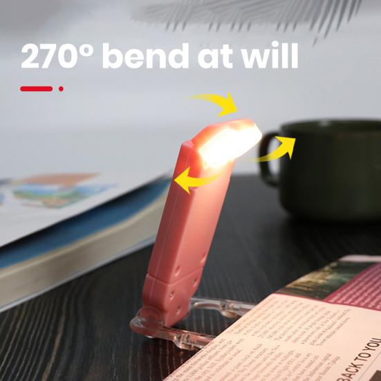Yousheng лампа для чтения USB перезаряжаемая светодиодная лампа для чтения книг мягкая портативная складная лампа с зажимом для книг для дома и школы