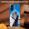 Персонализированный чехол-зеркало с фото для телефона Xiaomi POCO X7/X6/X5/X4/X3/X2/Pro/Neo/GT/NFC