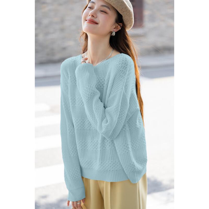 Mocana Textured Long Sleeve Knit Top