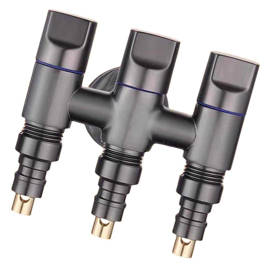 3-ходовые клапаны-переключатели воды Стальные быстросъемные разветвители Универсальные 3-ходовые распределители воды для кухни, ванной комнаты, сада