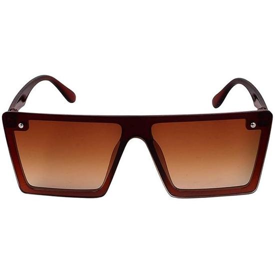 Dervin Flat Design Rectangular Sunglasses for Men & Women - Combo Pack