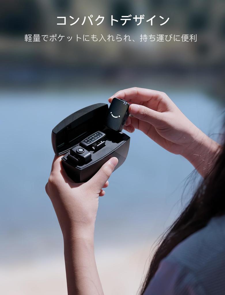 Беспроводной микрофон FIFINE, Петличный микрофон, 6 часов непрерывного использования, Шумоподавление, Одновременное использование двумя людьми, Зарядный кейс для хранения,