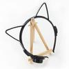 LED Light Cat Ear Hair Hoop Plastic Headband with Anti-Slip Design Men Women Bar Nightclub Hairband Hair Accessory