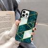 Marble Geometric Phone Case For iPhone 17 Air Plus Max 15 14 13 12 Pro Max  Cover Shell