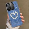 Retro Denim Pattern Soft Phone Case for Xiaomi Redmi 15C 15 14C 13C 12C Poco X5 X6 X7 Pro X3 F8 F7 Ultra M8 13 12 Cover Back She