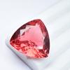 Stunning Natural Padparadscha Sapphire 24 Ct Trillion Certified Loose Gemstone
