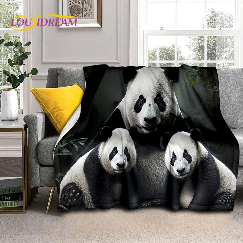 3D Dream Animal Cartoon Panda Милое одеяло, мягкое покрывало для дома, спальни, кровати, дивана, пикника, путешествия, офиса, покрывало, детский подарок