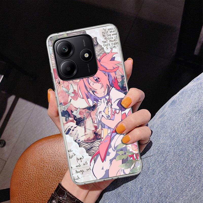 Чехол для телефона Madoka Magica Anime для телефона для Xiaomi Redmi Note 15 14 14S 13 Pro Plus 12 12S 11S 11E 10S 10 11T 5G Уникальный Co