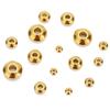 20-50Pcs 4mm 5mm 6mm 8mm Stainless Steel Round Flat Rondelle Spacer Beads DIY Charms Abaci Beads for Jewelry Making Findings