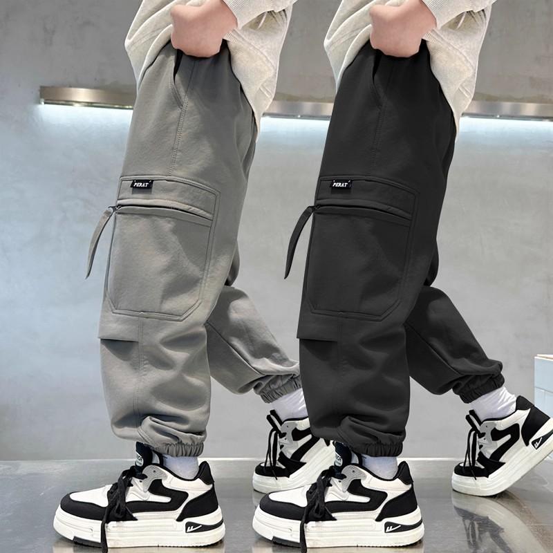 New Autumn Trousers for Boys: Children’s Casual Trousers, Medium To Large Sizes, Lightweight Workwear-style Trousers for Spring and Autumn