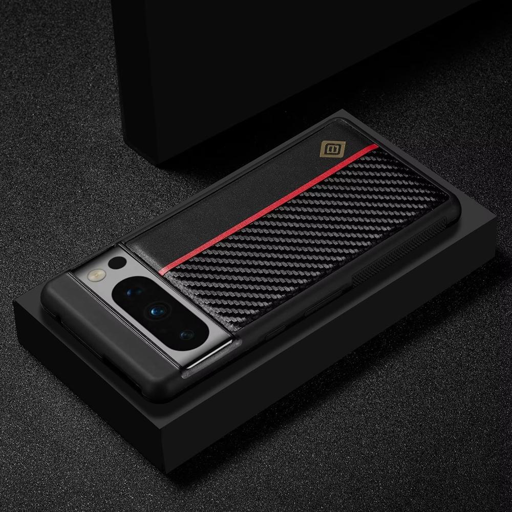 Для Google Pixel 9 8 7 XL Pro 7A 8A чехол из искусственной кожи с углеродным волокном, противоударный чехол на заднюю панель