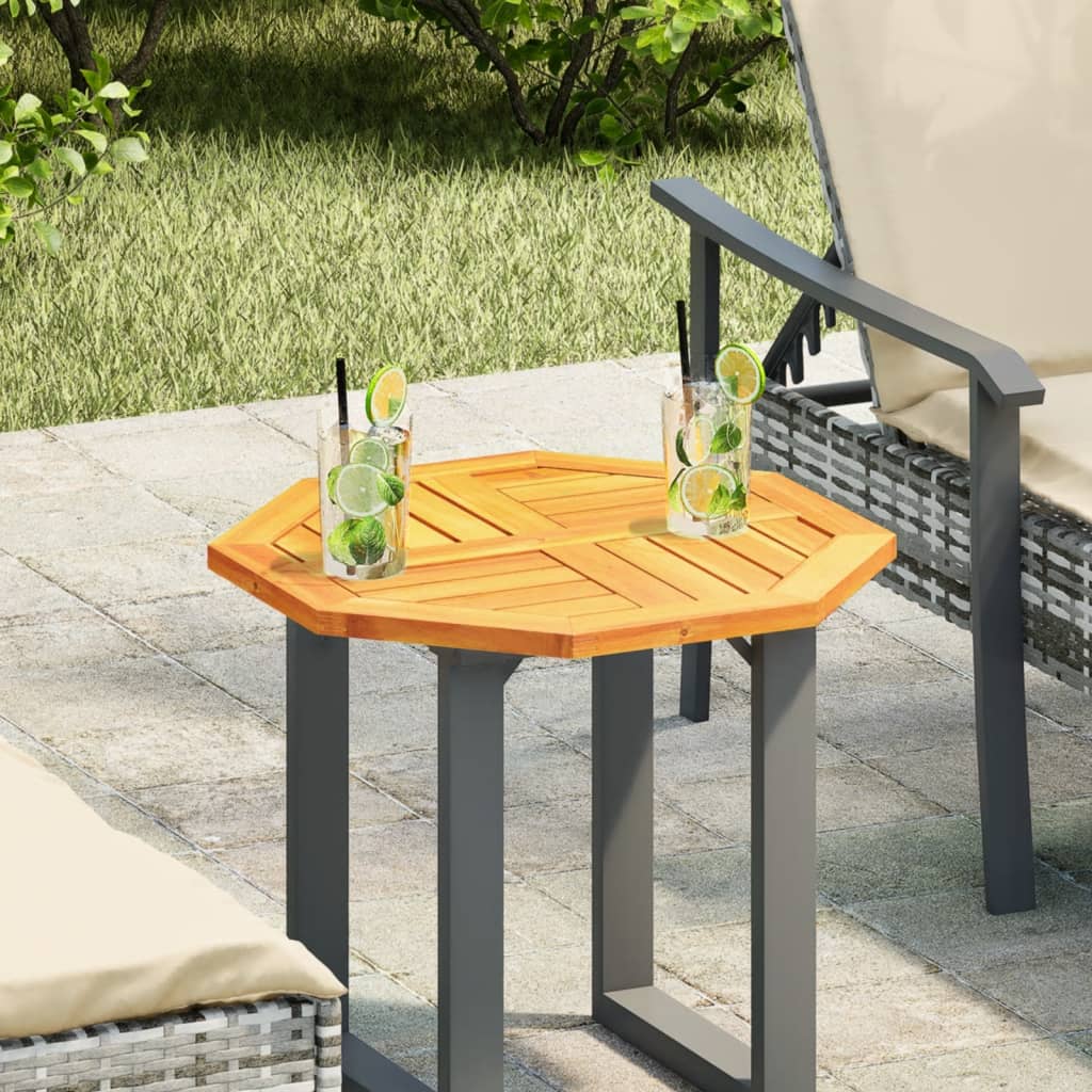 Table Top 50x50x2 cm Octagonal Solid Acacia Wood