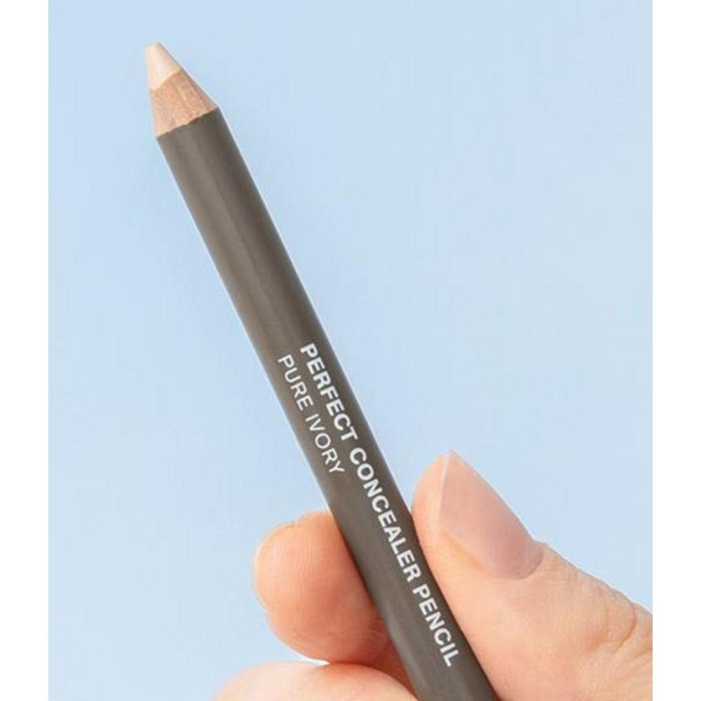 Merry Saw Идеальный карандаш-консилер 1,9 г + Набор точилок для карандашей, 01 Чистый слоновый, 1 набор