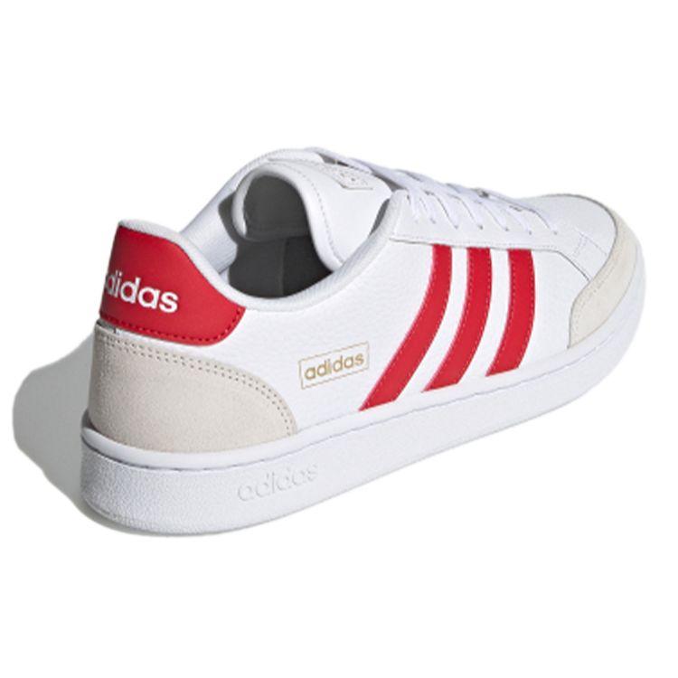 adidas Grand Court SE White Scarlet Мужские кроссовки Cloud-White Chalk-White FY8169