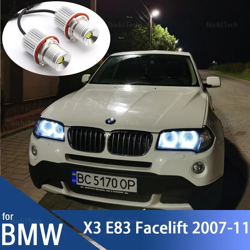 High QualityLED Marker Bulbs Angel Eye Light 90W White Bulb For BMW E83 X3 facelift 2007 2008 2009 2010 2011 Car Styling