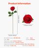 60 Pcs Red Roses Artificial Flowers Realistic Bouquet for Xmas Home Decor