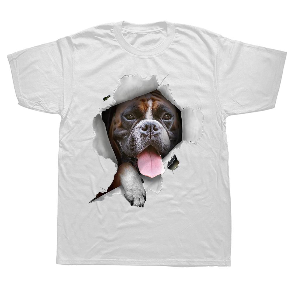 Cool Boxer for Unisex Unisex Puppy Owner Dog Lover Trainer T Shirts Graphic Cotton Streetwear Short Sleeve Gifts Tshirt