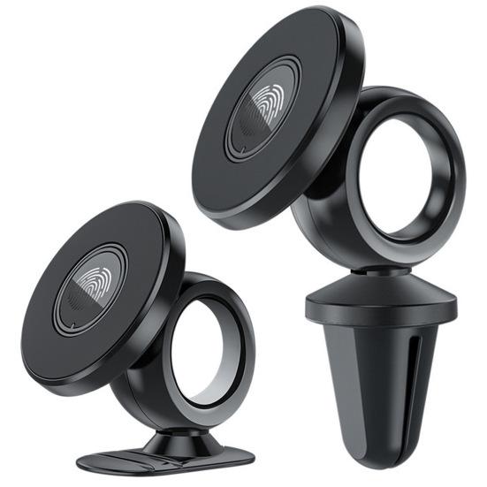 Автомобильный держатель для телефона, магнитный, с вращением на 360 градусов, универсальный автомобильный воздуховод