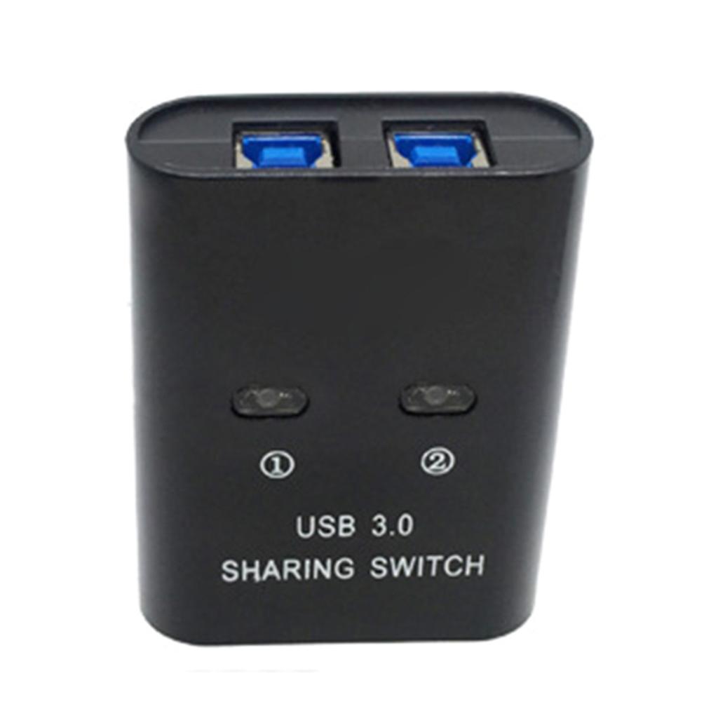 USB ручной переключатель 2 порта USB конвертер разветвитель для 2 ПК совместное использование USB периферийных устройств принтера офиса дома USB 3.0 концентратор