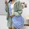 Сумка-тоут Clouds Pleated Crossbody женская, большая вместимость, легкая, сумка Diamond Dumpling, сумка Feather, стеганая сумка через плечо