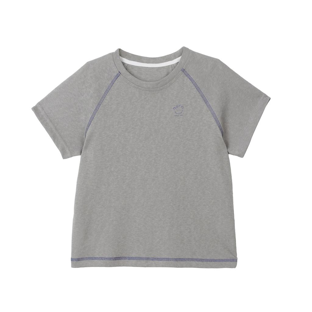 LUSON Children's Clothing Summer Breathable Shoulder Sleeve T-shirt