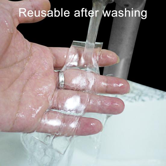 1 рулон 200/300/500 см нанометровая лента водонепроницаемая двусторонняя сверхпрочная лента с сильным клеем съемная без следов многоцелевая прозрачная монтажная лента