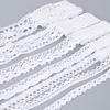 Cotton White Lace Trim Fabric Ribbon For DIY Apparel Sewing Scrapbooking Craft Accessories