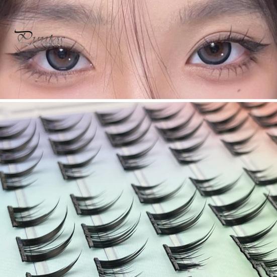 Накладные ресницы без клея, легкое нанесение, естественный вид, многоразовые самоклеящиеся накладные ресницы, женские аксессуары