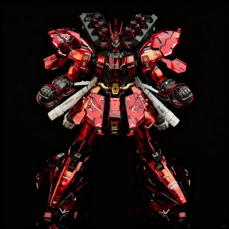 В наличии RG 1/144 Сазаби Прозрачный Цвет Механический Ядро Хромирование Сборная Модель Набор Фигурка Декорация для Рабочего Стола Модный Игрушка Подарок